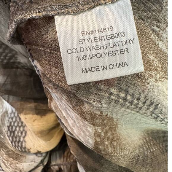 Mushka by Sienna Rose sheer embellished V-Neck Long Sleeve Blouson size S - Picture 4 of 15